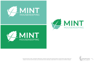 Mint Housekeeping | Diseño de Logo por InkThink by Scaurus