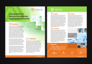 Medical Device - Case Study Template | Diseño de Flyer por nng