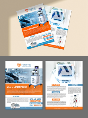 Medical Device - Case Study Template | Diseño de Flyer por n214008