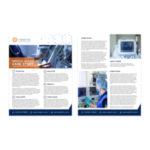 Medical Device - Case Study Template | Diseño de Flyer por ZeneFashions