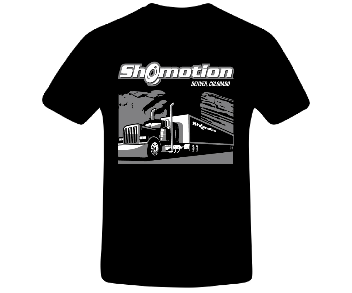 T-shirt Design by King Cobra for Shomotion, LLC | Design #27189106