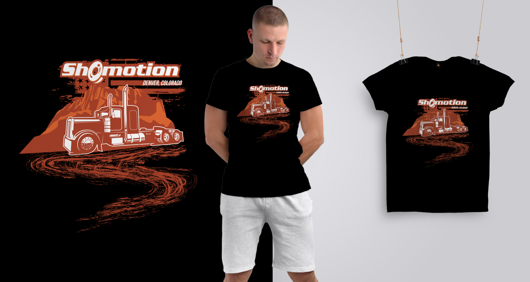 T-shirt Design by Mime Artworks for Shomotion, LLC | Design #27187752