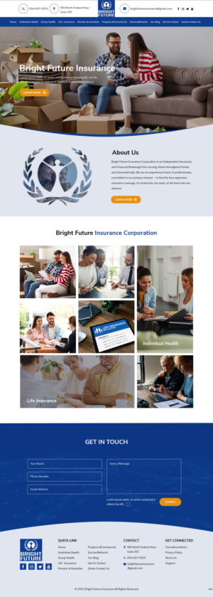 Web Design by pb for this project | Design: #27160959