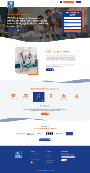 Update existing website to a one page design. | Web Design by Ved Web Services