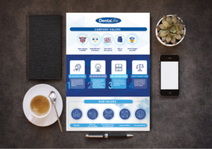 Dentalife Australia Company Values. | Poster Design by alex989