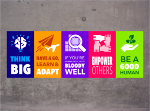 Dentalife Australia Company Values. | Poster Design by elenaivanova
