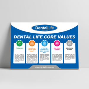 Poster Design by colourstreak for Dentalife Australia Pty Ltd | Design: #27192858