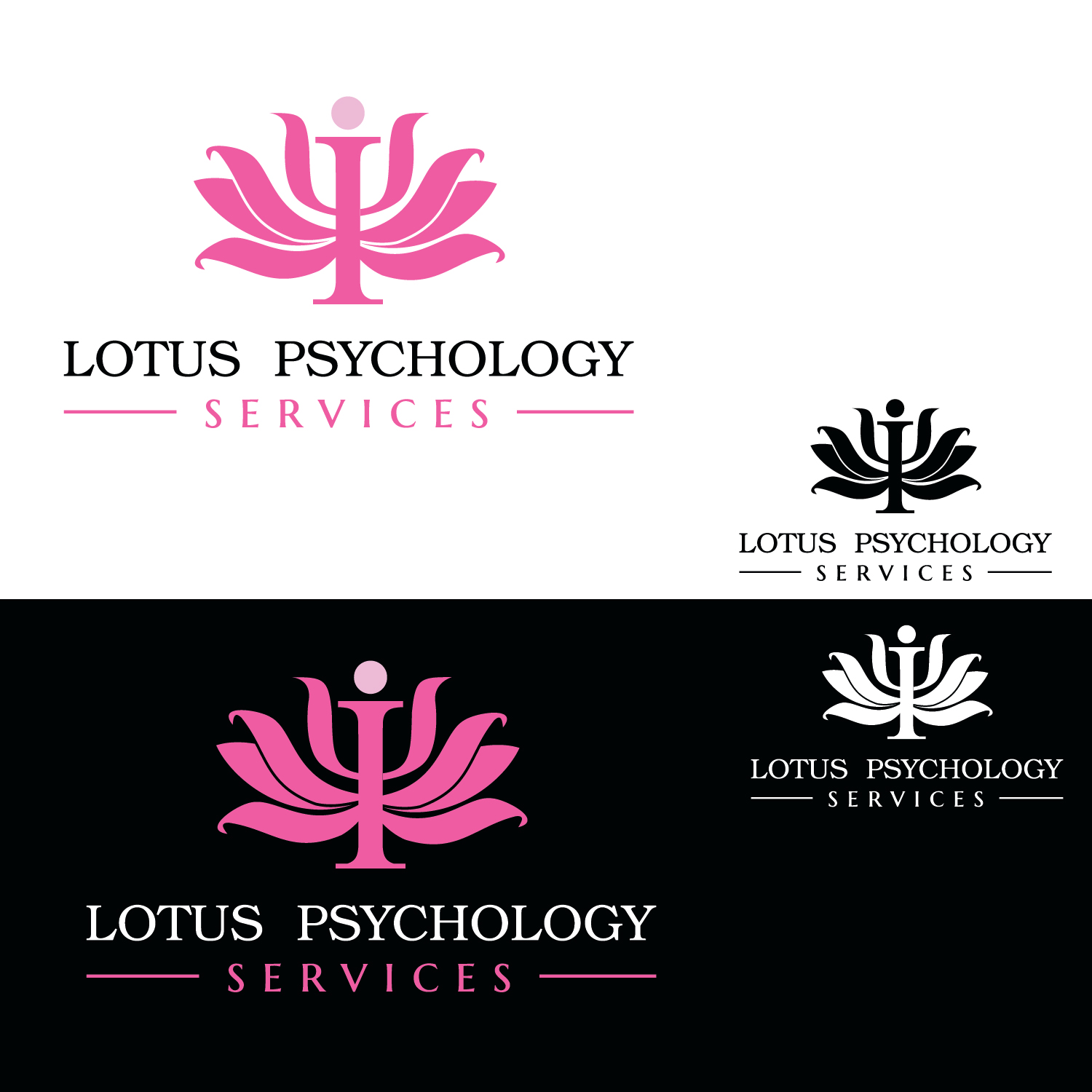 Logo Design by emptyboxgraphics for Lotus Psychology Services | Design #27159710