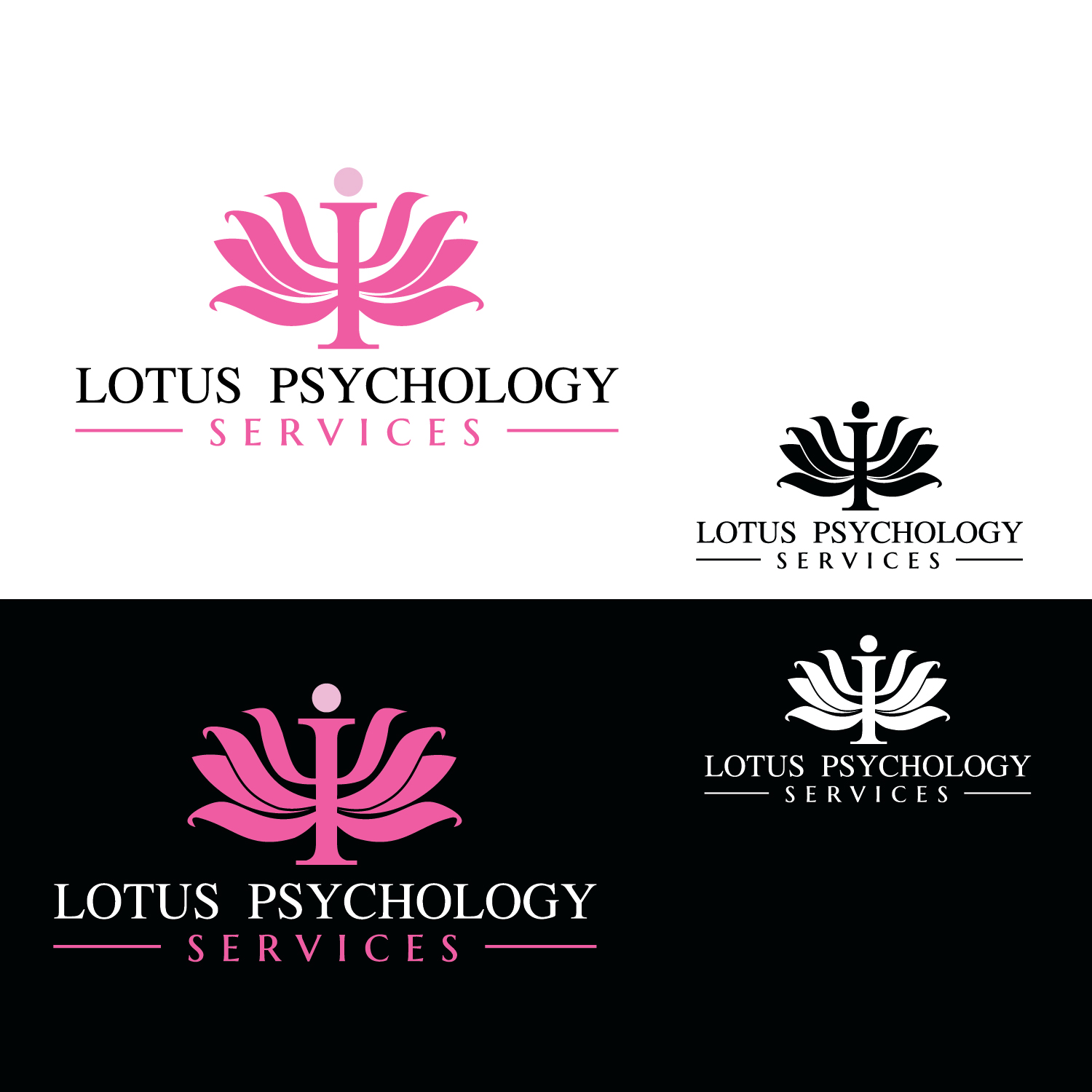 Logo Design by emptyboxgraphics for Lotus Psychology Services | Design #27159753
