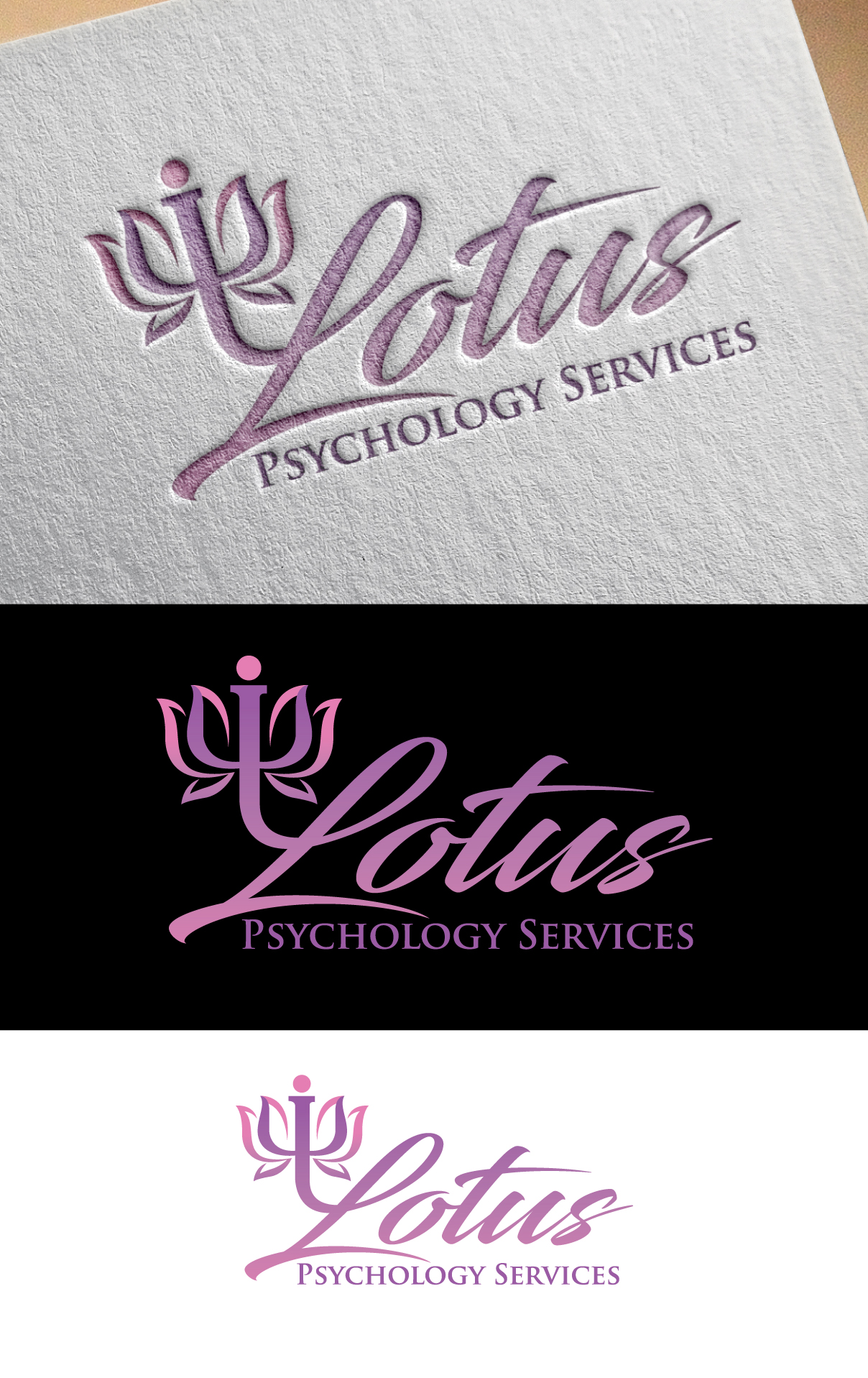 Logo Design by blue eye for Lotus Psychology Services | Design #27158385
