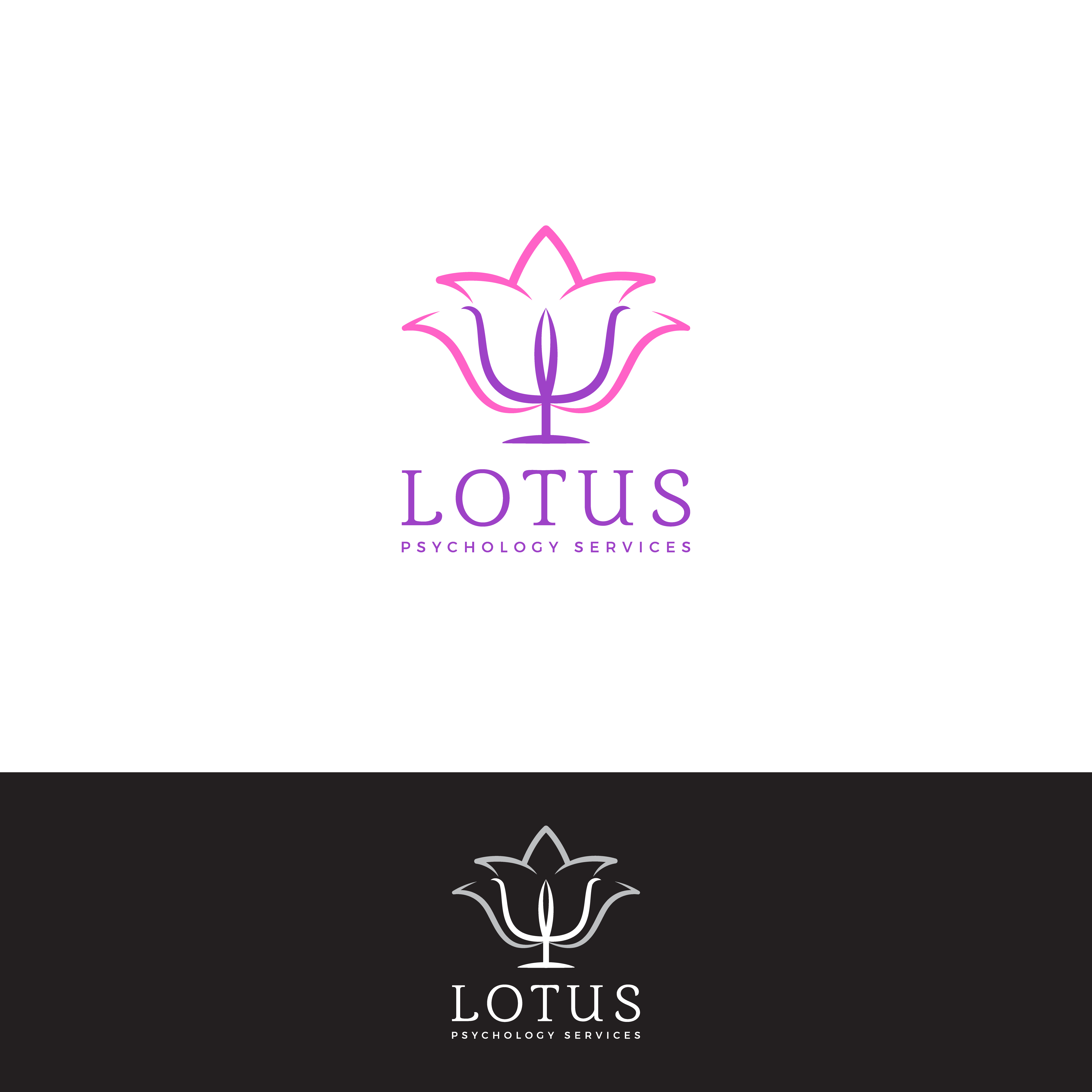 Logo Design by Pratik Mevada for Lotus Psychology Services | Design #27157964