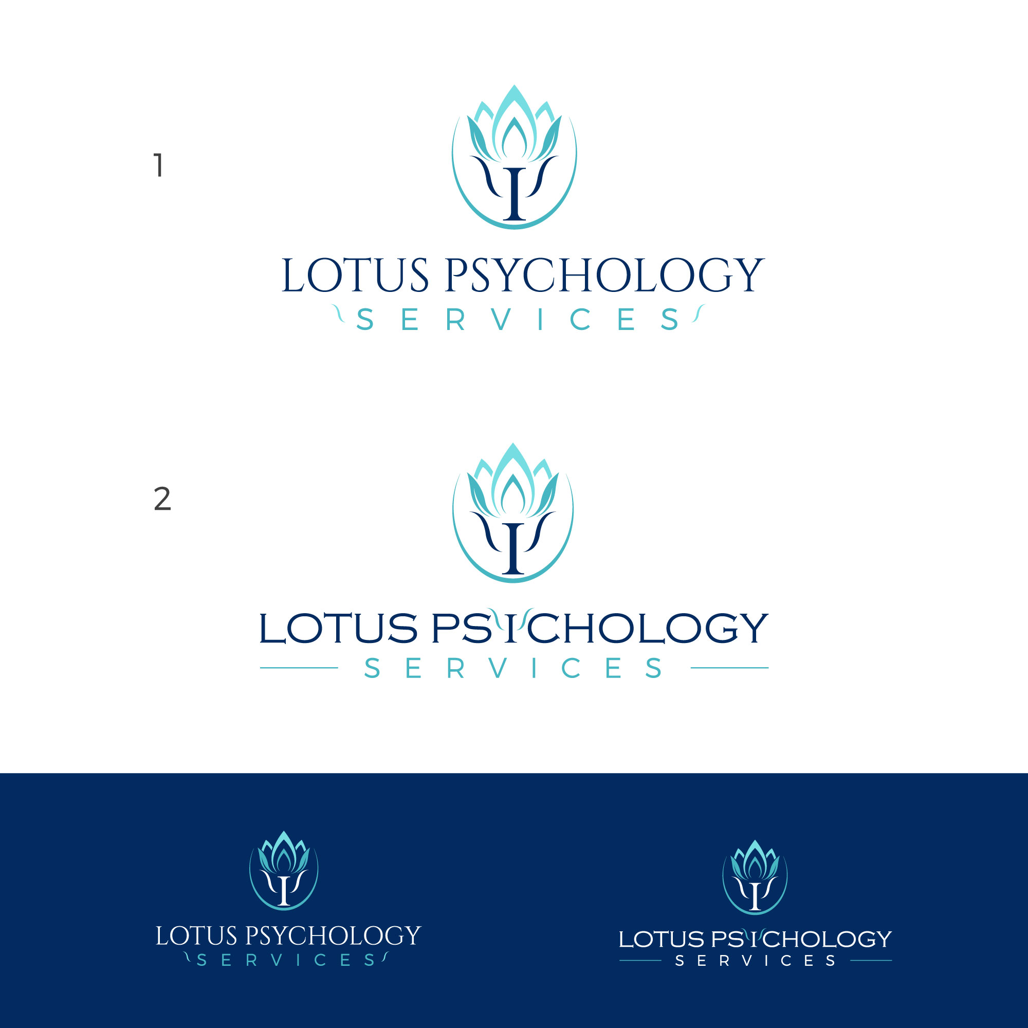 Logo Design by UMBRA Designs for Lotus Psychology Services | Design #27157771