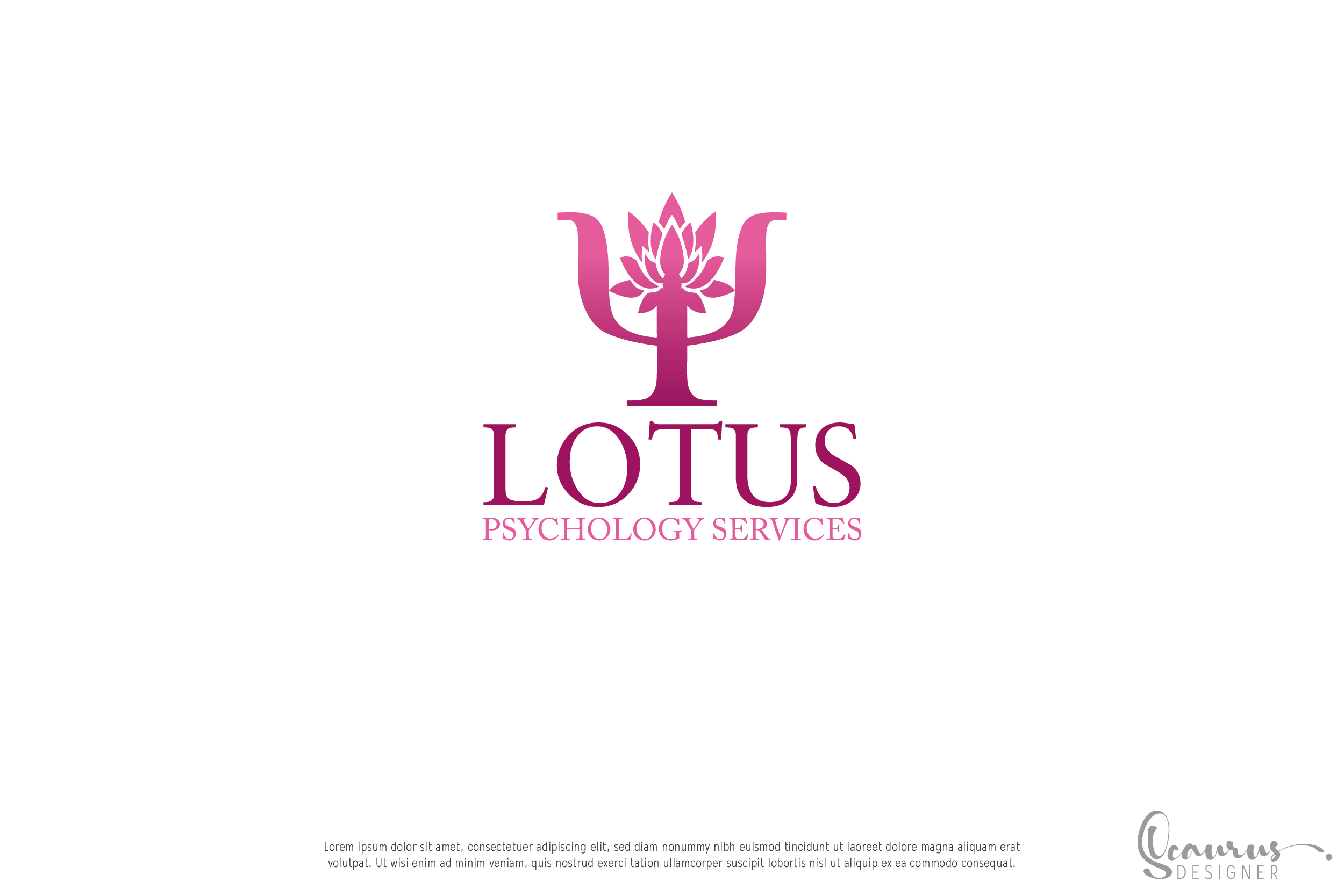 Diseño de Logo por InkThink by Scaurus para Lotus Psychology Services | Diseño #27158054