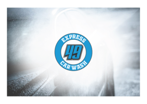 49 Express Car Wash | Logo Design by The Marble Peach