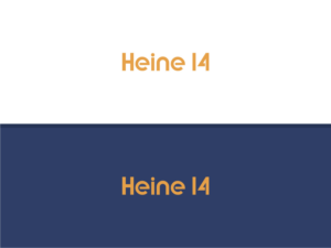 abstract logo combined with street adress: Heinreich-Heine-Allee 14 | Logo-Design von Atvento Graphics