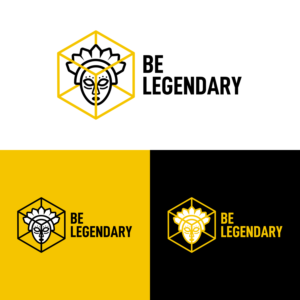 "Be legendary" is the brand name, the motta of the brand is "Shoot for the Stars, land on the moon"   | Diseño de Logo por EspadaDesign