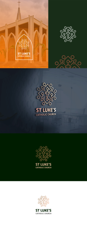 St Luke's Catholic Church | Logo Design by Omee