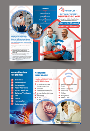House. Call PT Tri-Fold | Diseño de Flyer por ecorokerz
