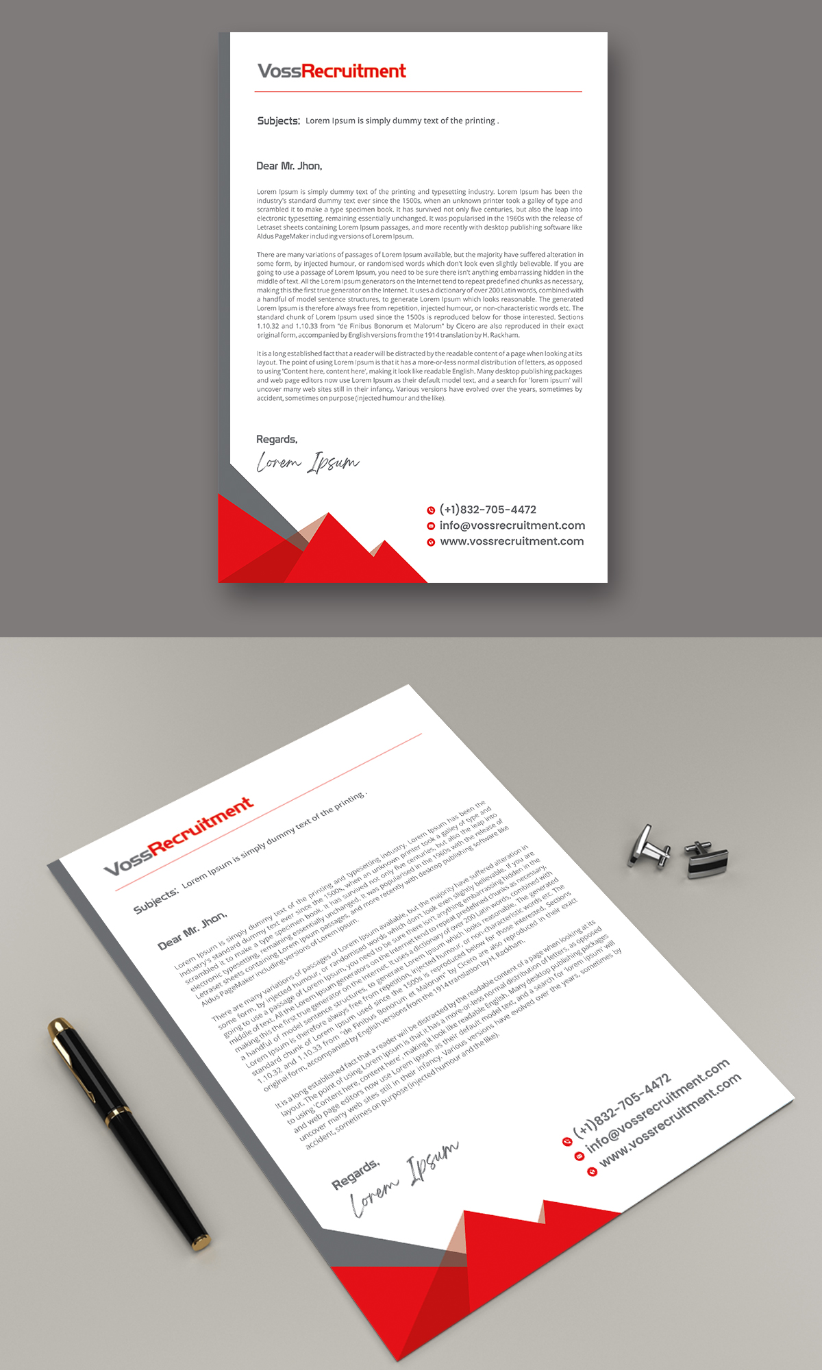 Letterhead Design by ecorokerz for this project | Design #27169751