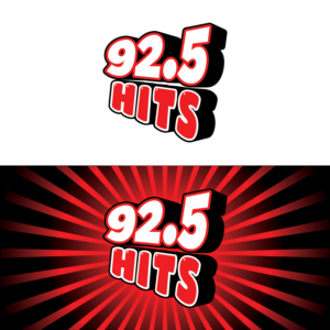 92.5 HITS (Optional Sub Text: Classic Hits) | Logo Design by lightning.1972