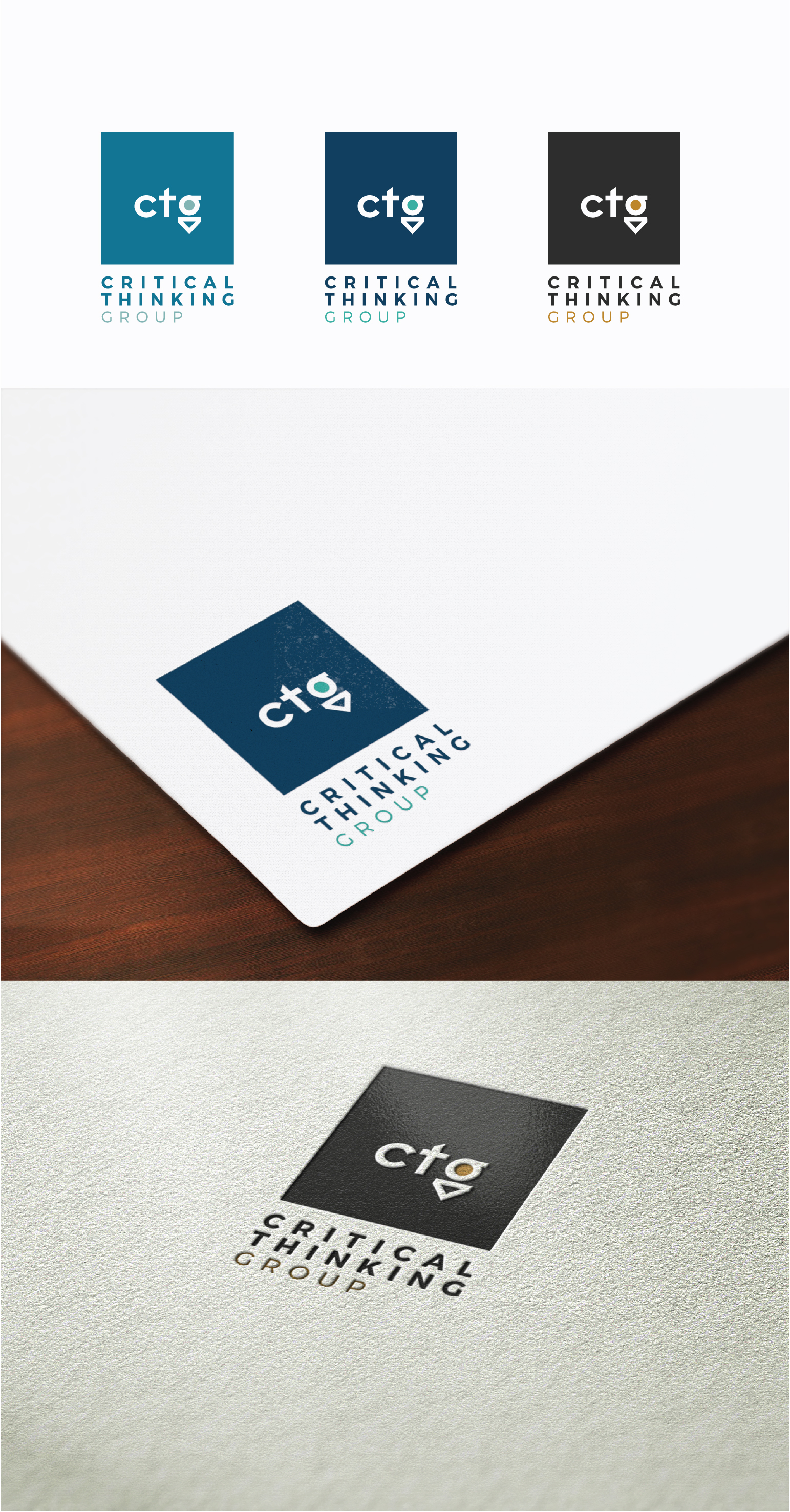 Logo Design by IMilenovic for Critical Thinking Group  | Design #27177047