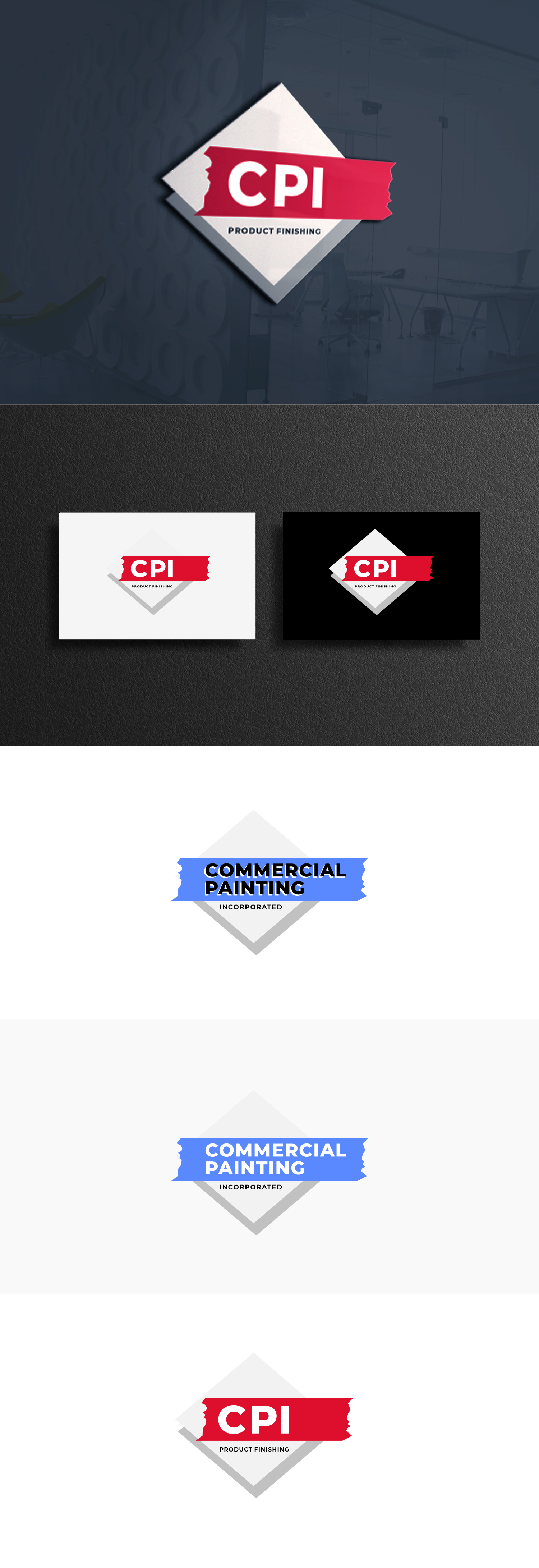 Diseño de Logo por Omee para Commercial Painting Inc | Diseño #27173998