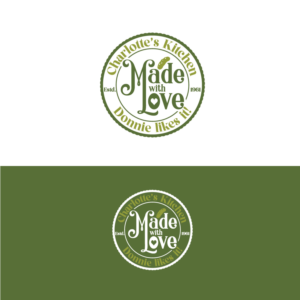 Made with love.  Charlotte's Kitchen.  Donnie likes it!   Estd. 1961. | Design de Logo par Graphic Bricks