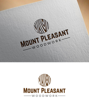 Mount Pleasant Woodwork | Logo Design by Mr Line @rt