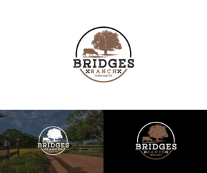 Bridges Ranch (we could also put the location which is Driftwood, TX) | Logo Design by Iris 3