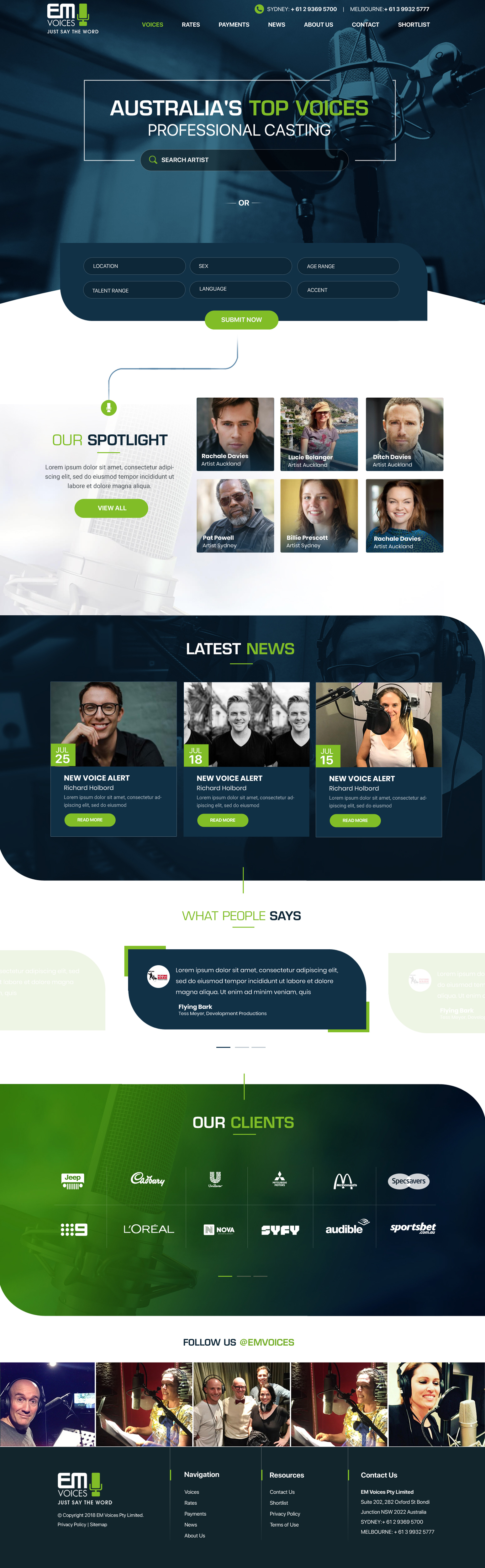 Web Design by Blue Sparrow for Bias | Design #27193419