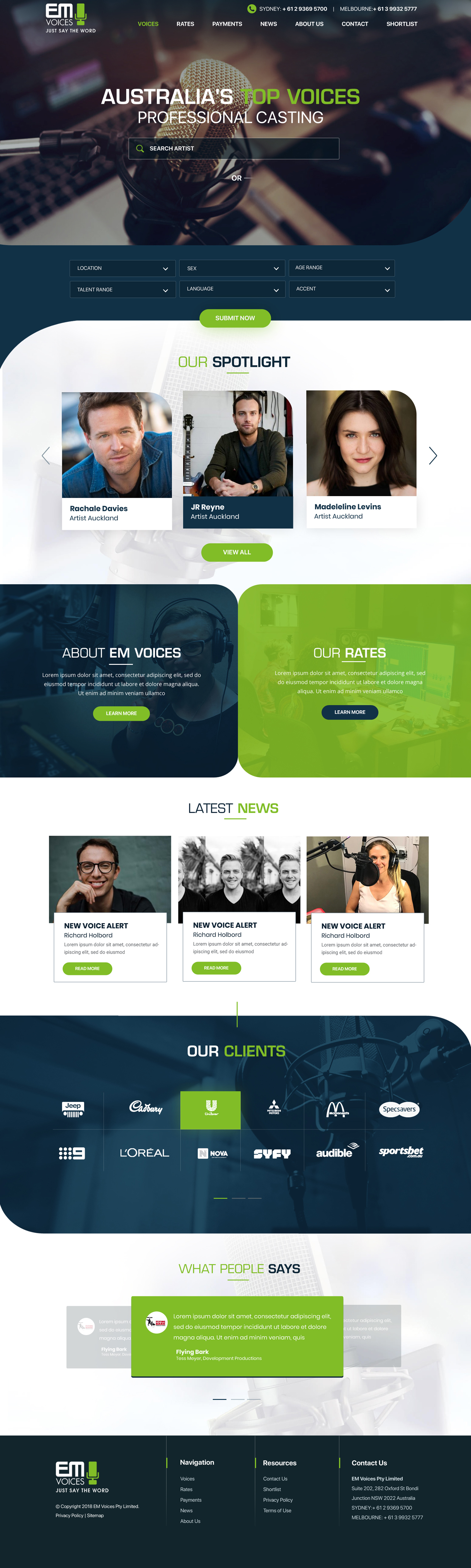 Web Design by Blue Sparrow for Bias | Design #27193536