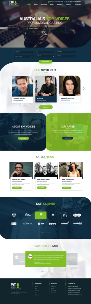 Web Design par Blue Sparrow pour Bias | Design : #27193536