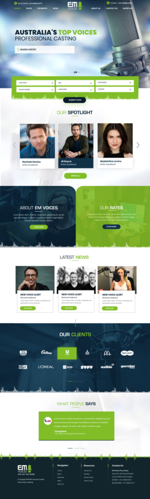 Web Design par Blue Sparrow pour Bias | Design : #27193598