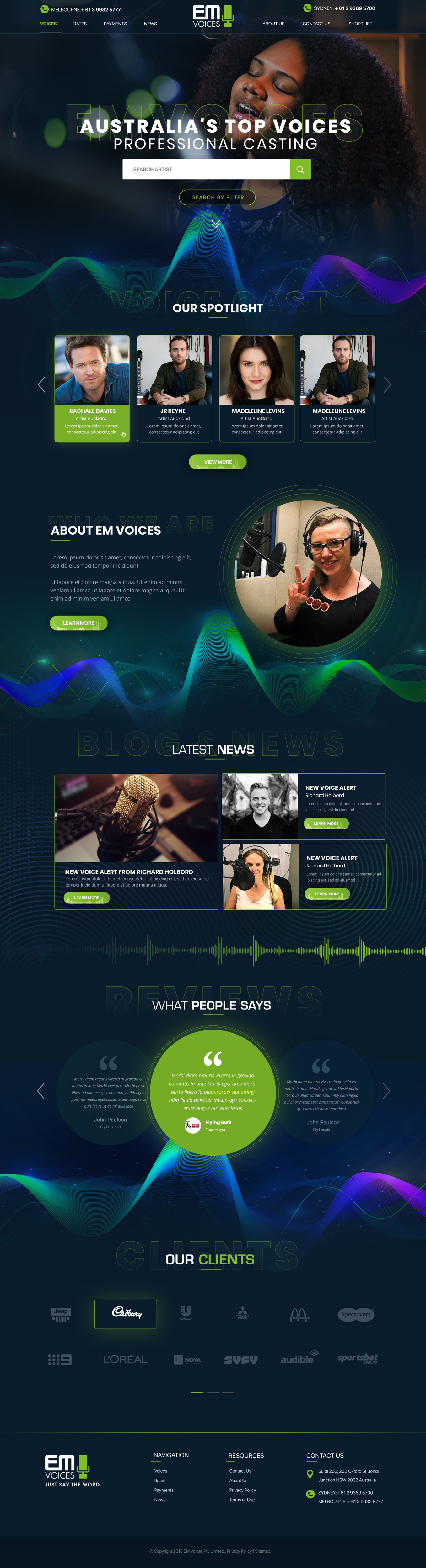 Web Design by Blue Sparrow for Bias | Design #27195352