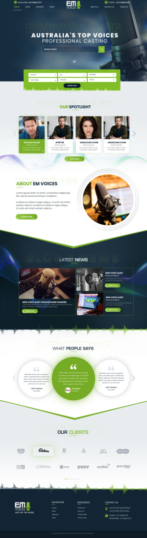 Web Design by Blue Sparrow for Bias | Design: #27201153