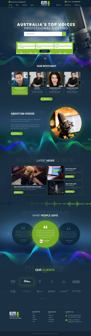 Web Design by Blue Sparrow for Bias | Design: #27201154