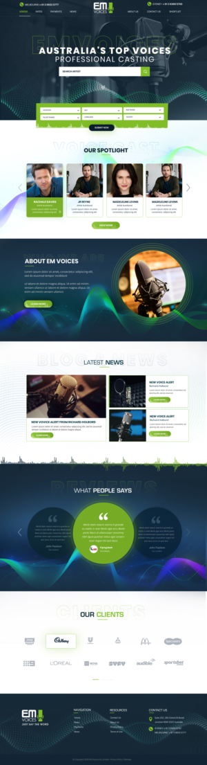 Web Design by Blue Sparrow for Bias | Design: #27201156