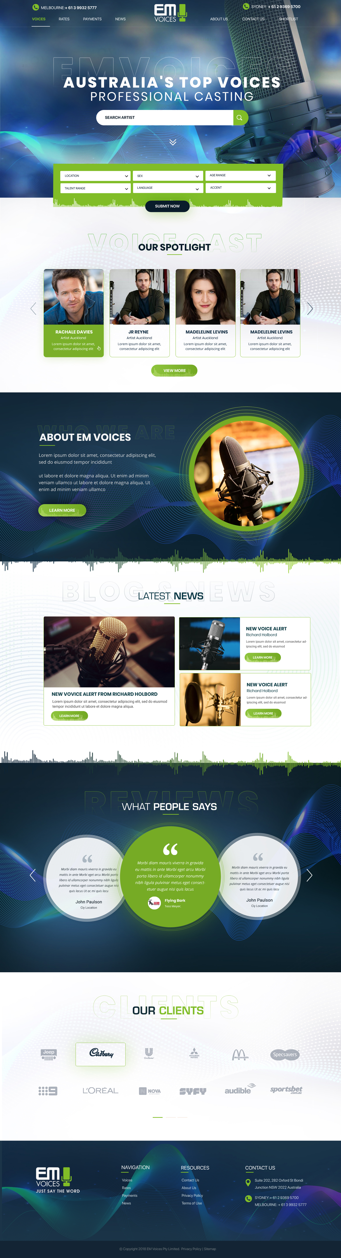 Web Design by Blue Sparrow for Bias | Design #27201157