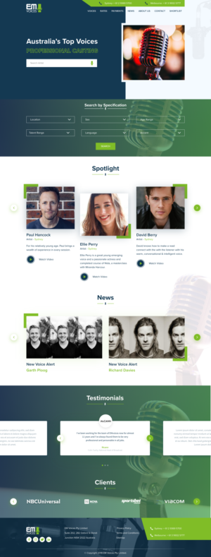 Web Design by Creative Air for Bias | Design #27204652