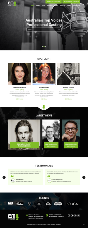 Web Design by pb for Bias | Design: #27170673