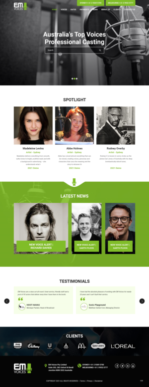 Web Design by pb for Bias | Design: #27188396