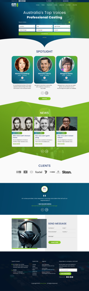 Web Design by sai.designer87 for Bias | Design #27187189