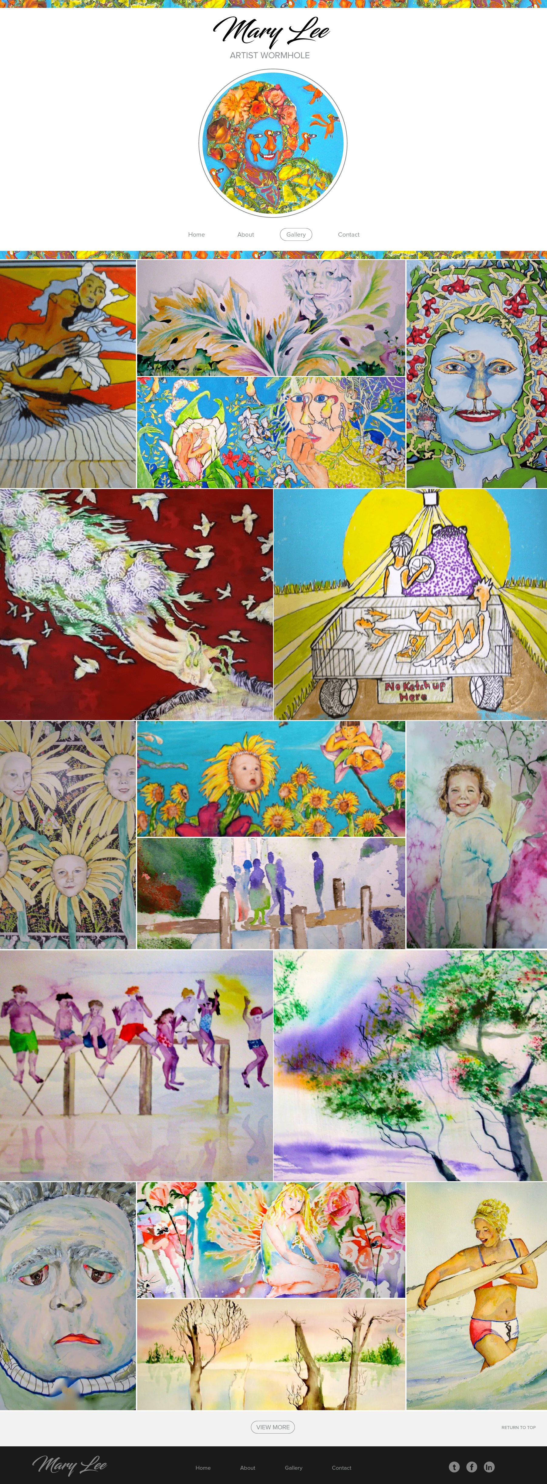 Web Design by wolf for Artist Wormhole | Design #27185228