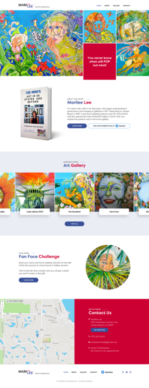 Diseño Web por -Marc- para Artist Wormhole | Diseño: #27220770