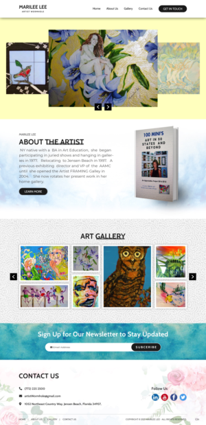 Diseño Web por pb para Artist Wormhole | Diseño: #27170627
