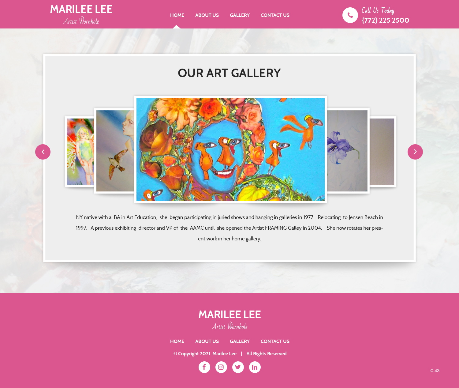 Web Design by pb for Artist Wormhole | Design #27170634
