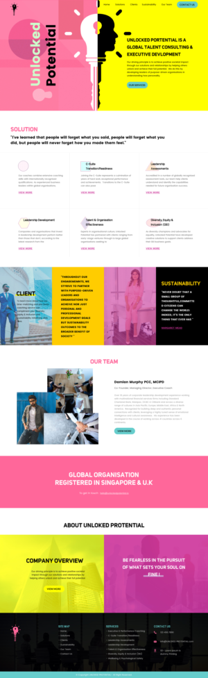 Diseño Web por rightway para Unlocked Potential | Diseño: #27201450