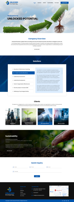 Unlocked Potential, Stationery and Logo Design | Diseño Web por Ved Web Services