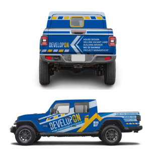 Car Wrap Design by Spynoza for Developon - home subdivision specialists | Design #27193964