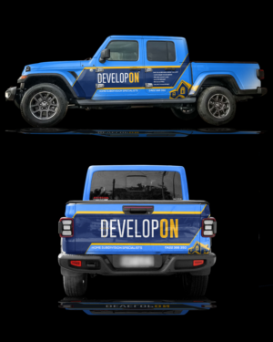 Diseño de Rotulación de Vehículo por RubelRir para Developon - home subdivision specialists | Diseño: #27189259